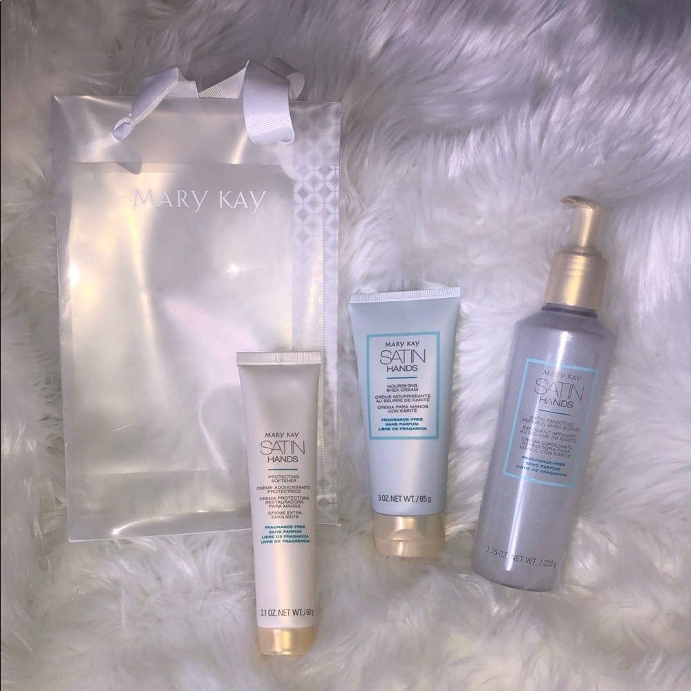 Mary Kay Satin Hands Set Fragrance Free Full size.